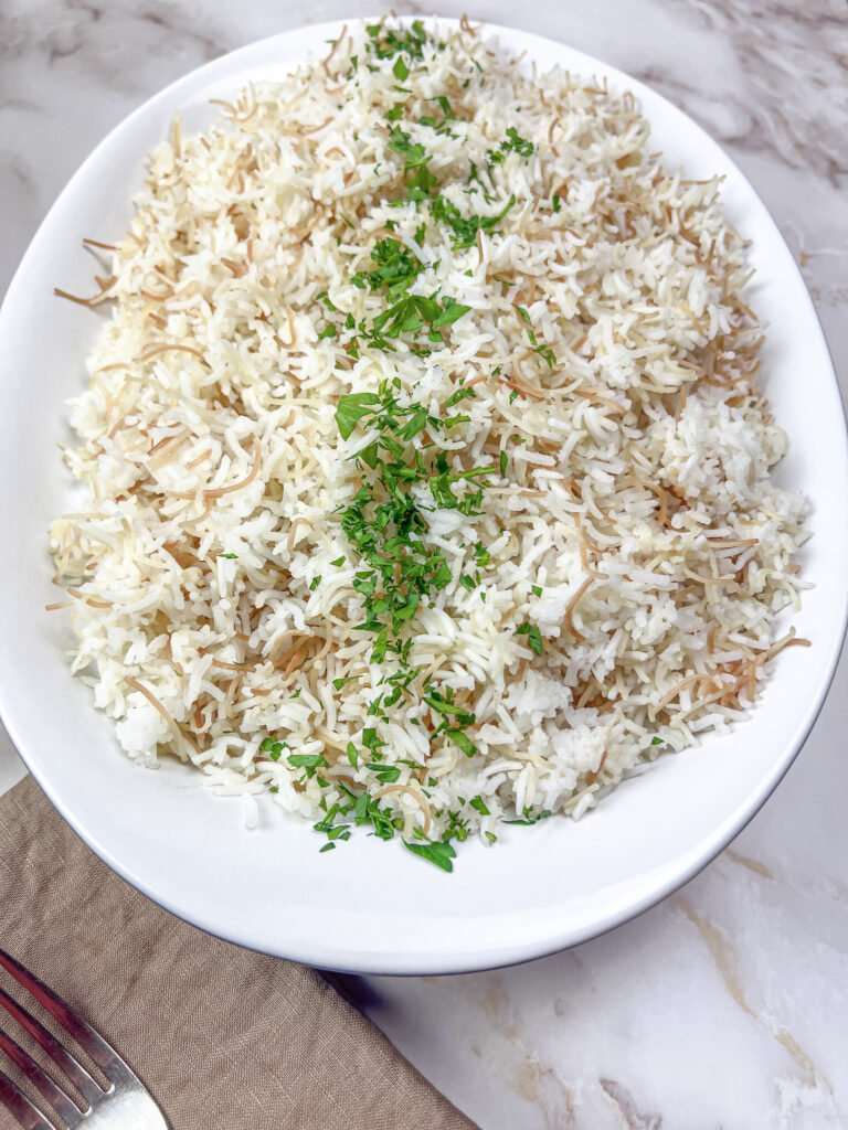 Rice With Vermicelli - Rana's Recipe