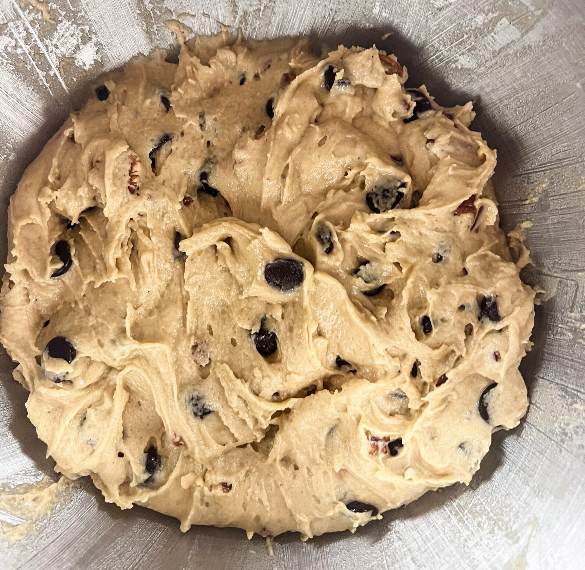 Tahini Pecan Chocolate Chip Cookies