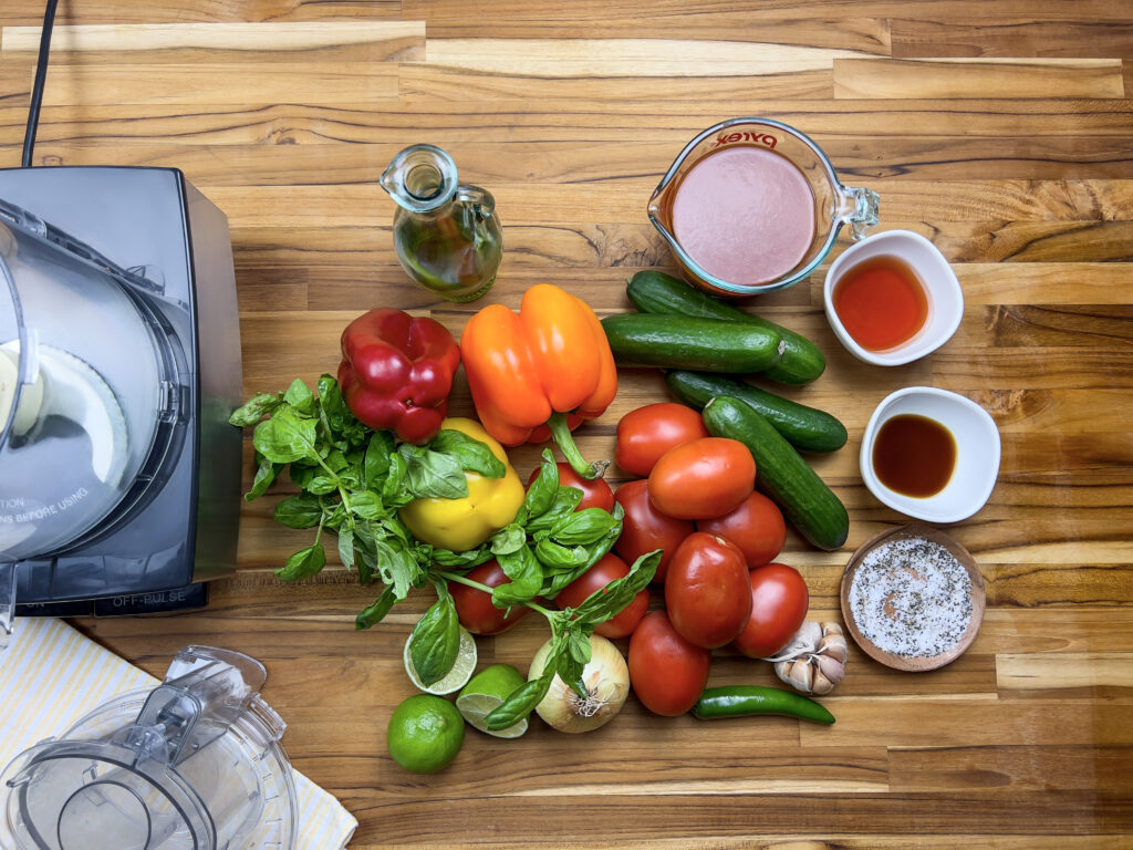 Cold Gazpacho Soup - Rana's Recipe