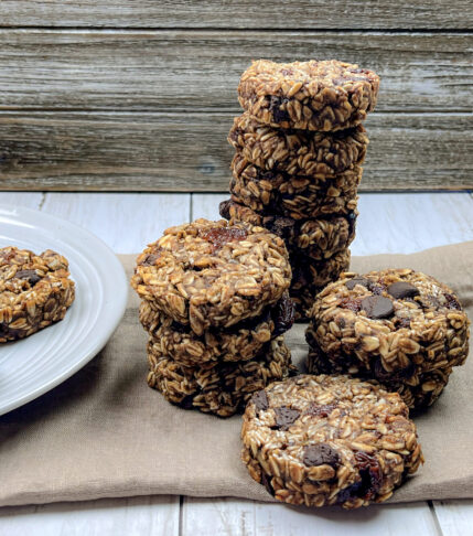 Delicious oatmeal Banana Nut Butter Breakfast Cookies