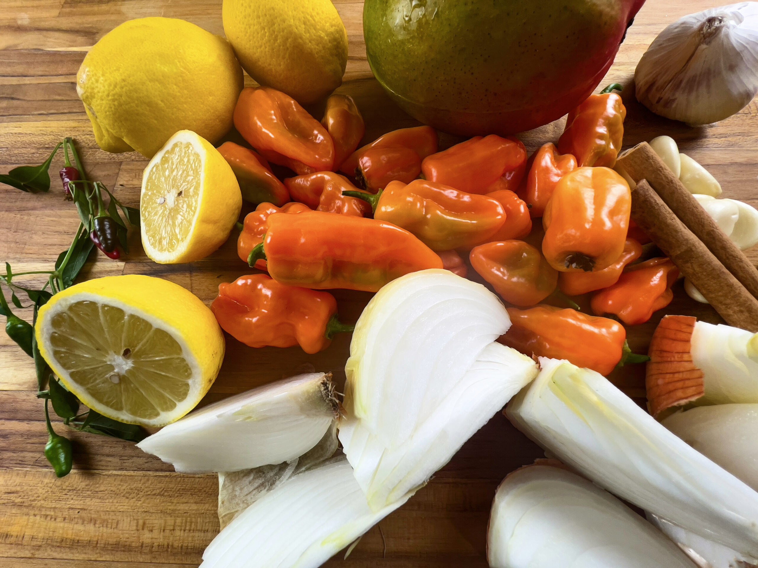 Extremely Hot Cinnamon Mango Habanero Hot Sauce