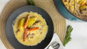 Traditional Montenegrin Lamb in Milk