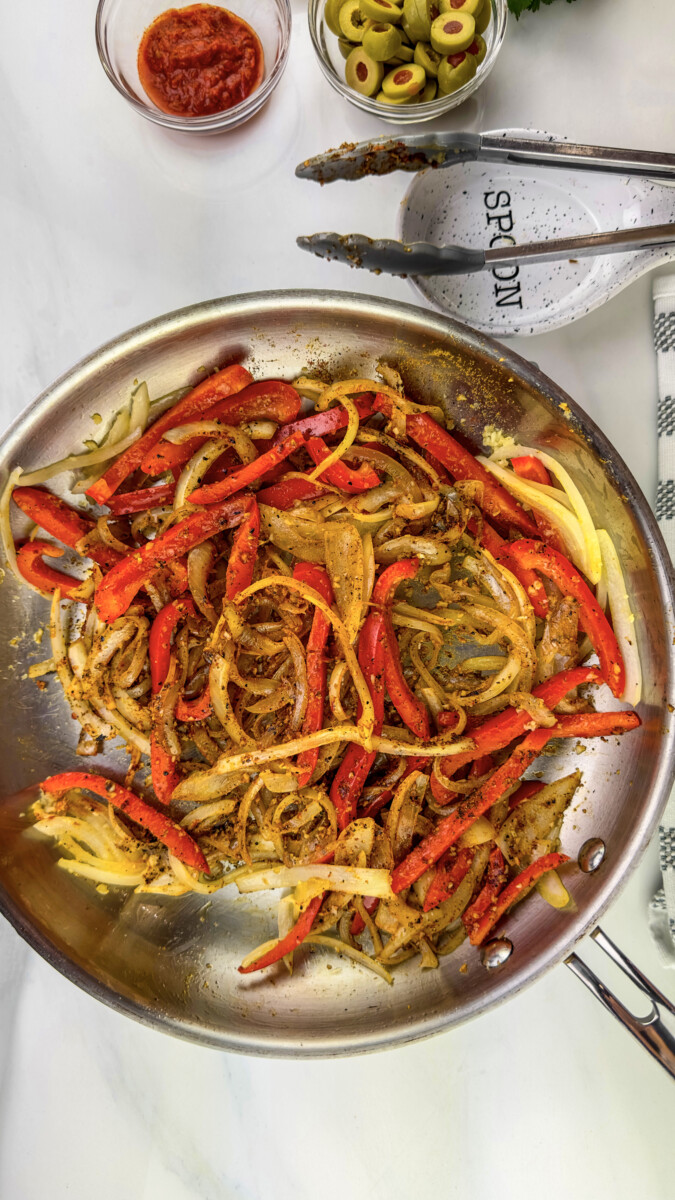 Spiced Onion and Bell Pepper Sauté
