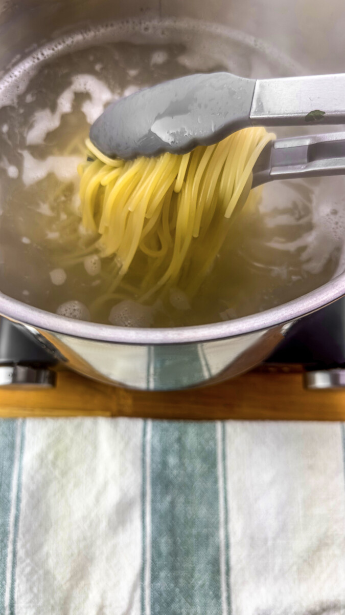 Pasta Cooking in a Pot