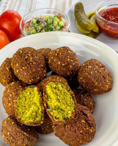 the best Falafel in bowl .