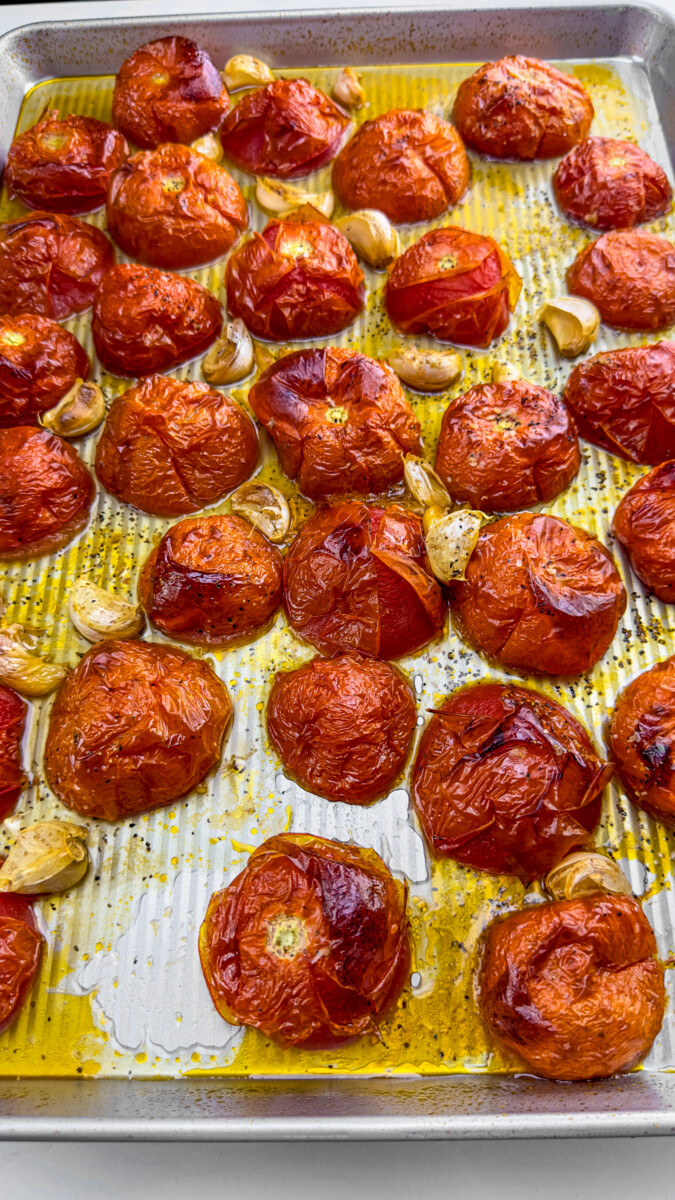 Roasted Tomato and Garlic Cooling Down