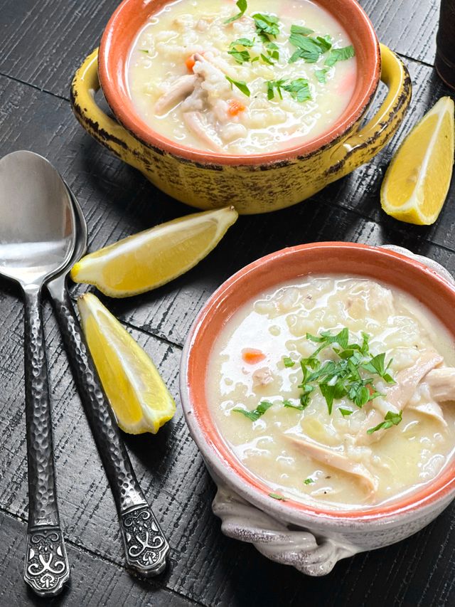 A classic Greek soup with a bright lemony flavor, creamy texture, and tender chicken. Avgolemono is comforting yet light, perfect for warming up on a chilly day.