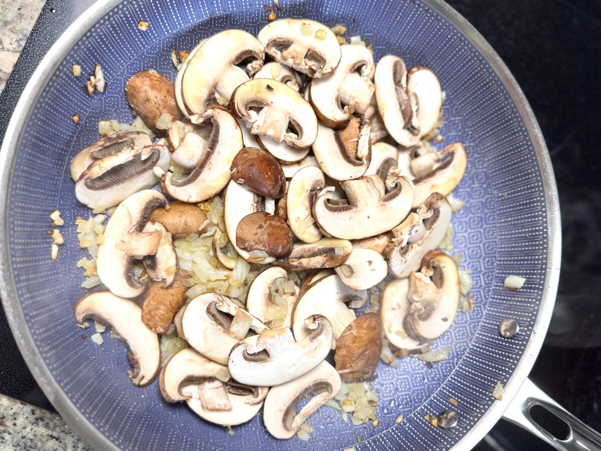 Sautéed Perfection: Mushrooms Meet Onions and Garlic