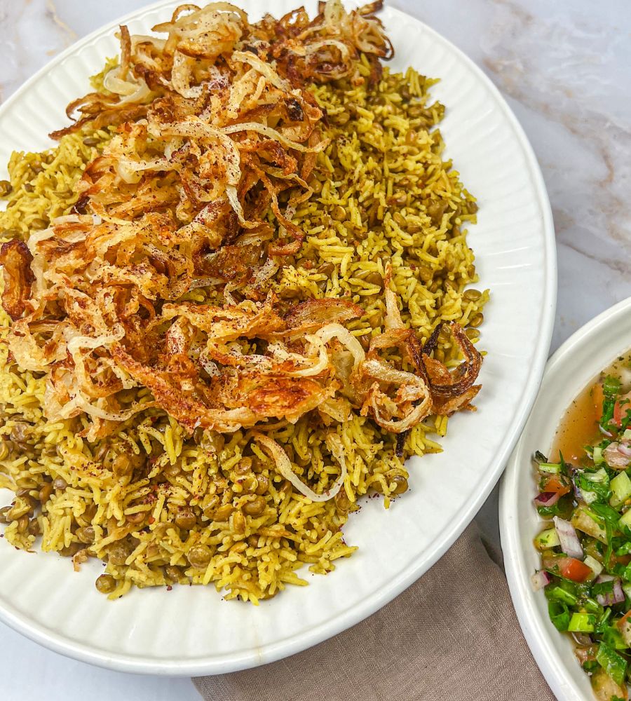 Mujadara- The Perfect Middle Eastern Dish.