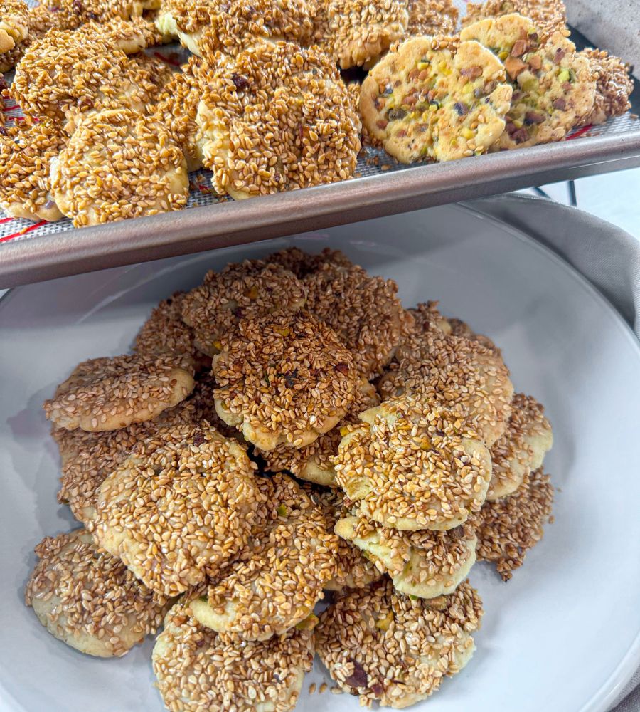 Barazek sesame cookies Ramadan dessert