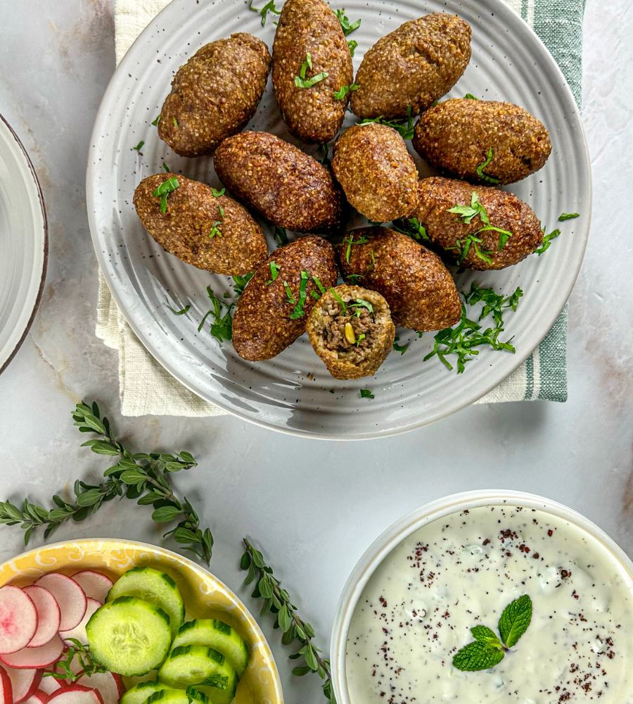 Lebanese kibbeh Ramadan appetizer